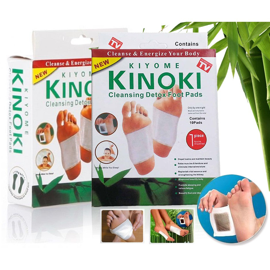 اللاصقات المزيلة للسموم عن طريق القدمين kinoki