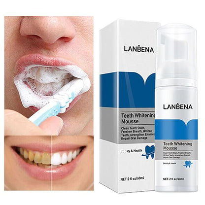 رغوة تبييض الاسنان وتنظيف الفم LANBENA