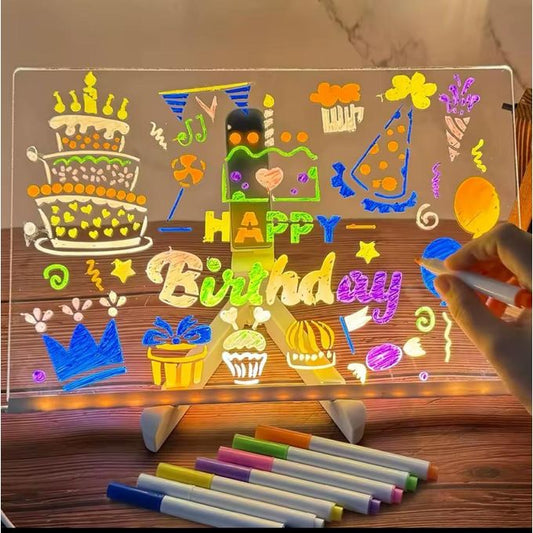 لوحة للكتابة والرسم بالضوء