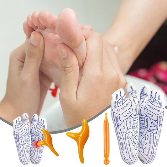جوارب العلاج بالضغط مع اكسسوارات المساج