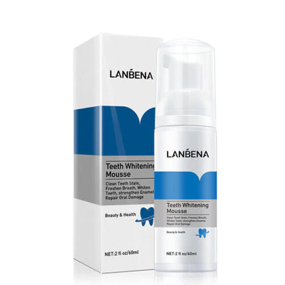 رغوة تبييض الاسنان وتنظيف الفم LANBENA